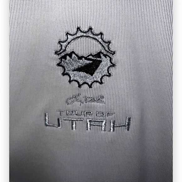 Gray Kühl Performance Shadow Zip Polo Shirt Size L - Picture 4 of 7